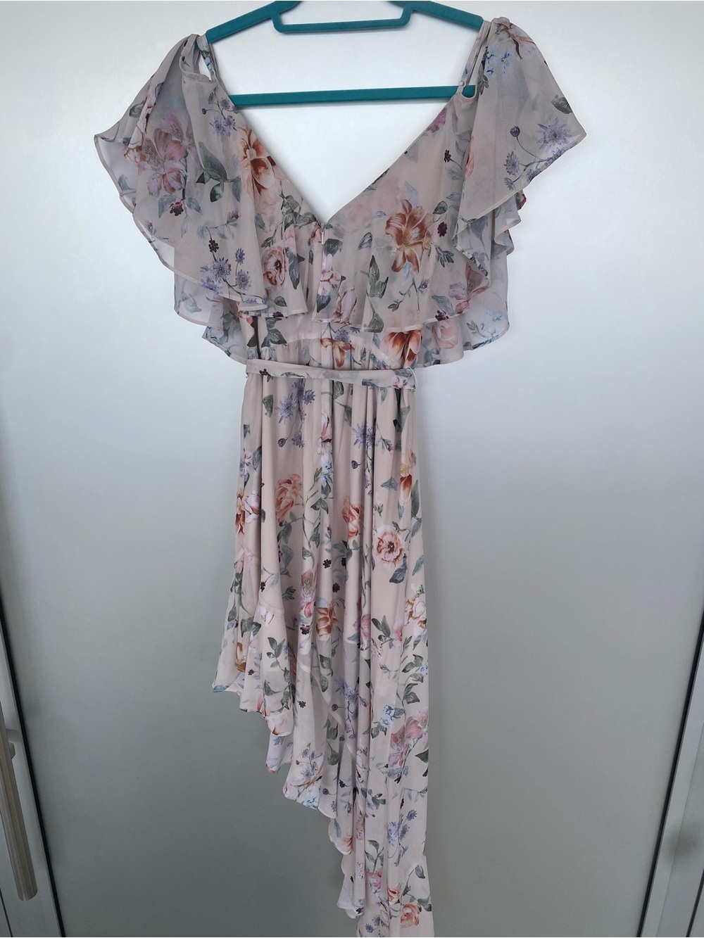 Evernew Floral off the shoulder dress